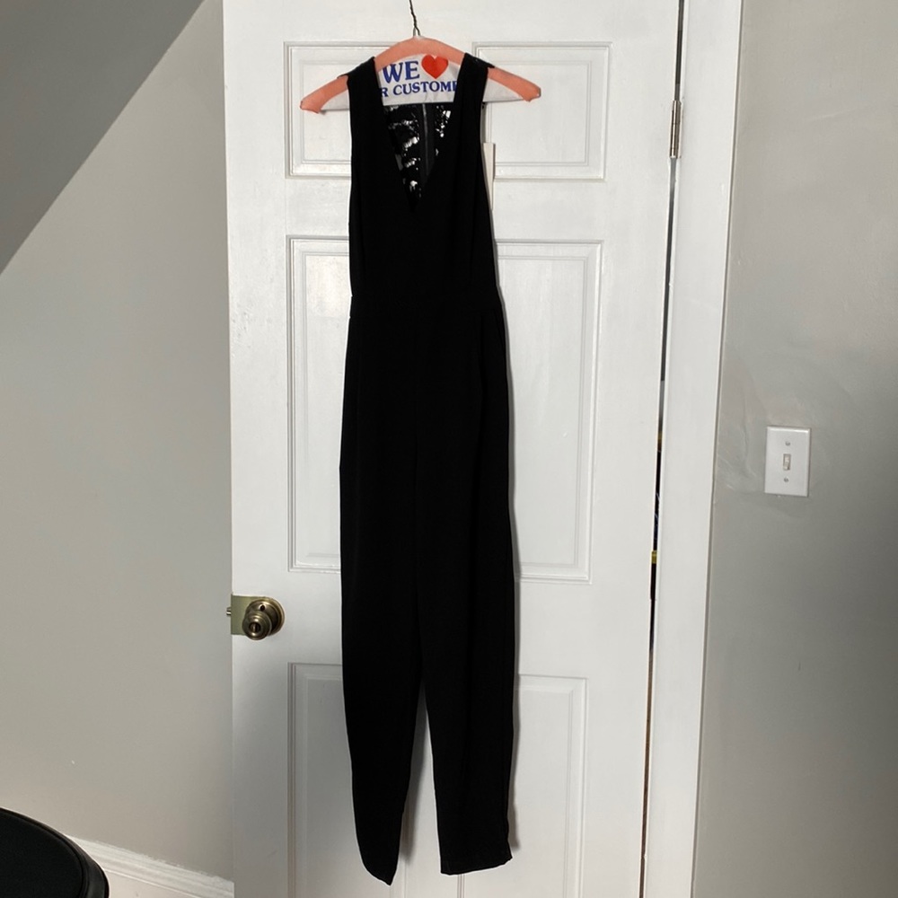 Lush Clothing Black Jumpsuit